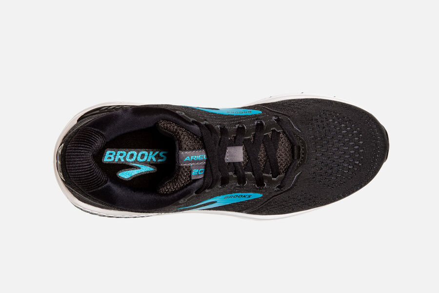 Brooks Israel Ariel \'20 Road Running Shoes Womens - Black/Blue - JGF-842607